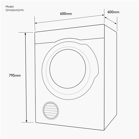 Clothes dryers-SDV656HQWA-39064